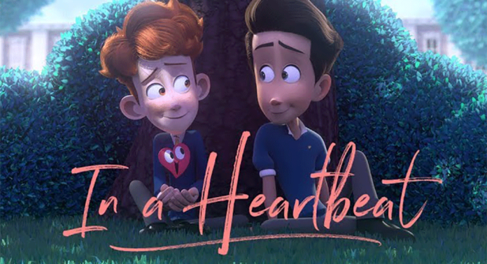 “Na batida de um coração” (In a Heartbeat)