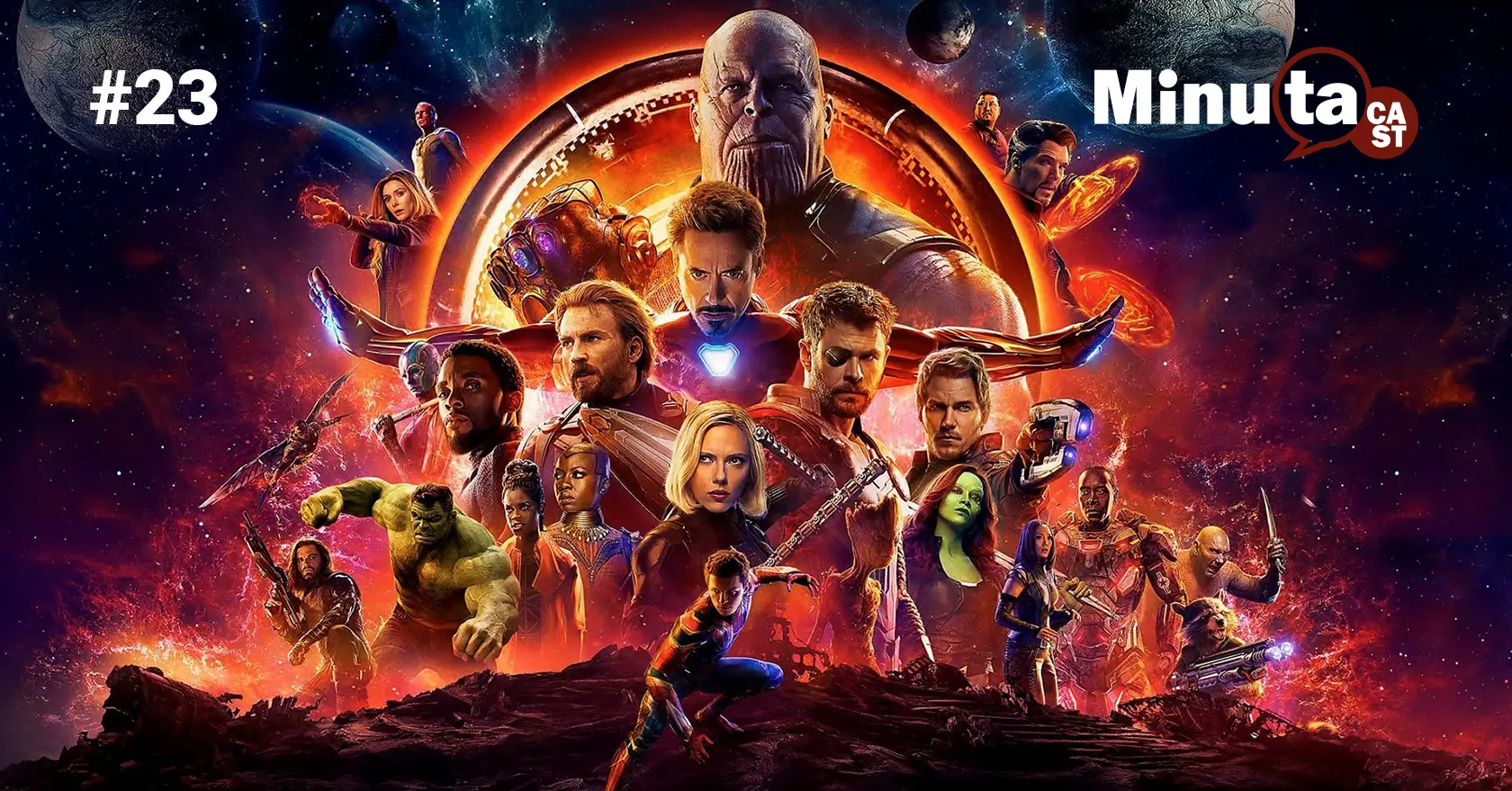 MinutaCast #23 – Vingadores: Guerra Infinita